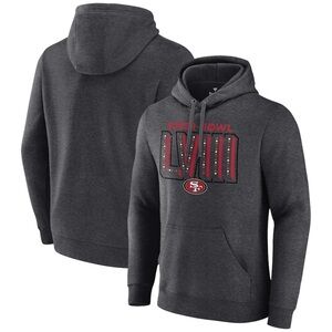 Sf 49ers Fanatics Super Bowl LVIII‎ Local Pullover Hoodie – Heather Charcoal